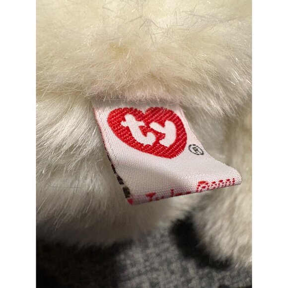 Ty Classic Angel Bear Plush 2001 With Gold Wings & Halo - Picture 4 of 8